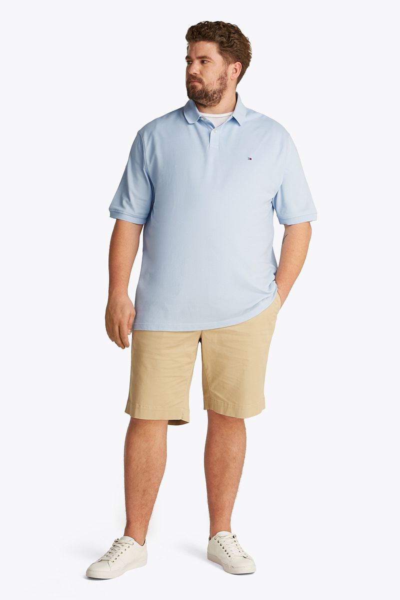 Tommy Hilfiger Big & Tall Poloshirt Hellblau - Größe 5XL günstig online kaufen