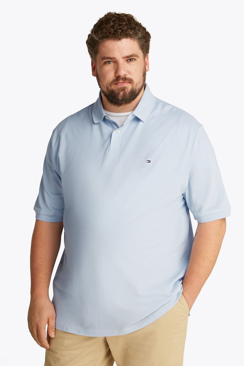 Tommy Hilfiger Big & Tall Poloshirt Licht Blauw