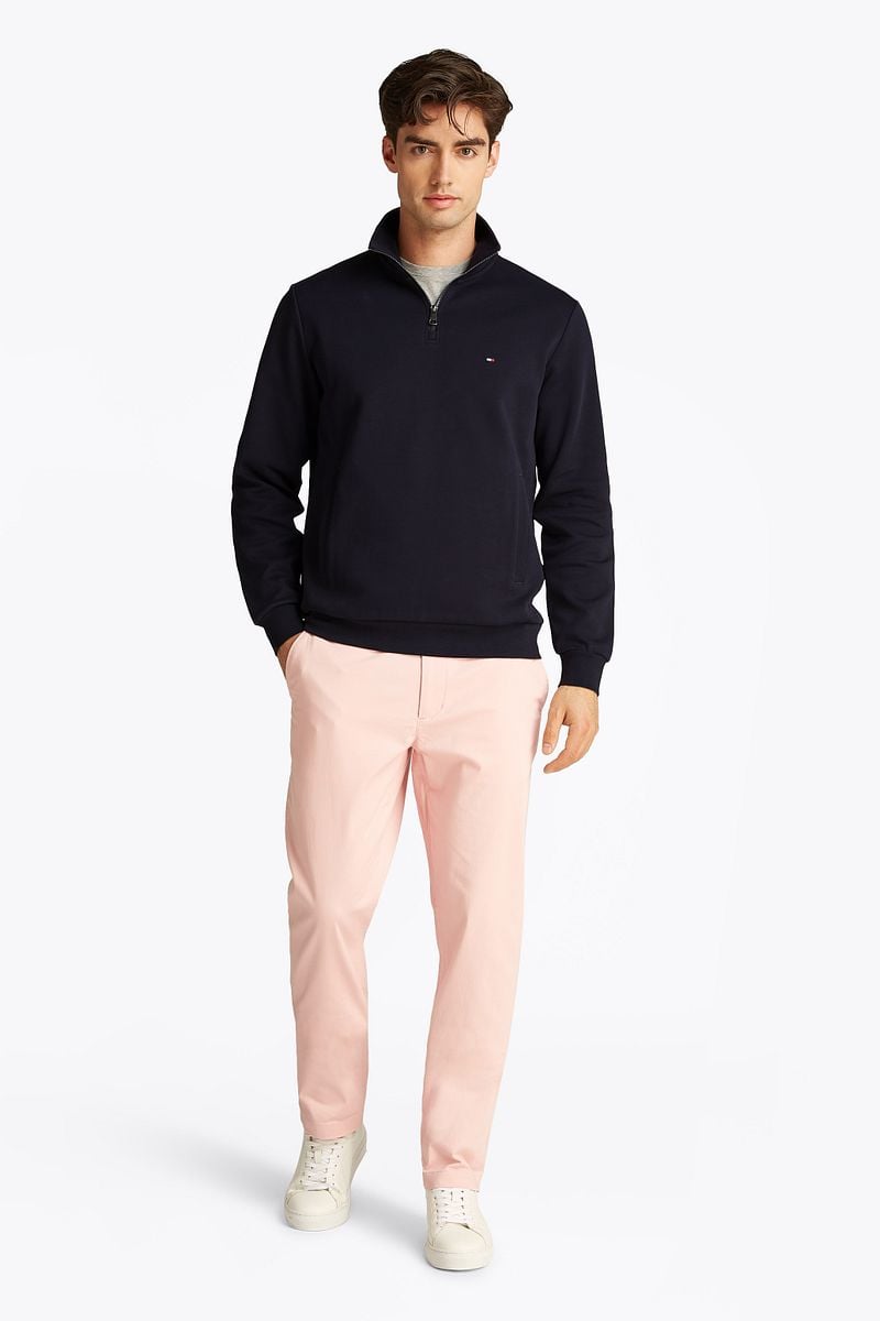 Tommy Hilfiger Half Zip Trui Intechno Navy
