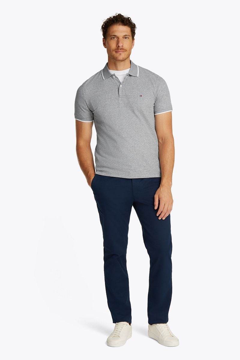 Tommy Hilfiger Linen Piqué Poloshirt Groen