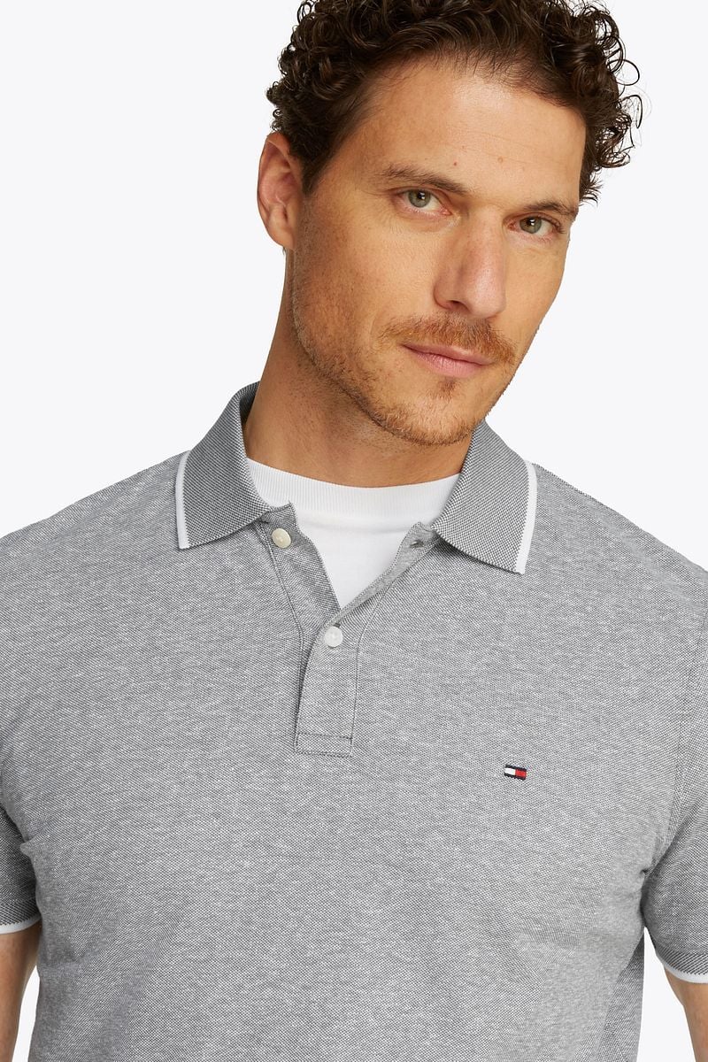 Tommy Hilfiger Linen Piqué Poloshirt Groen