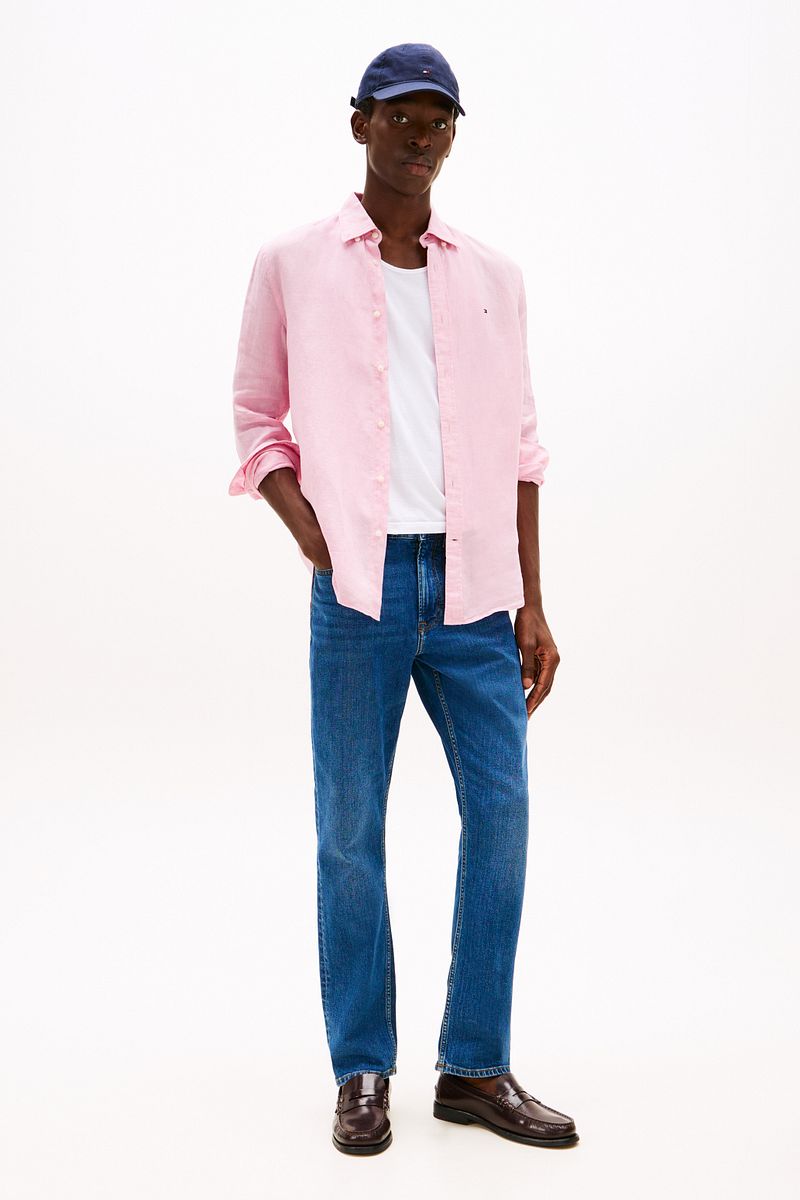 Tommy Hilfiger Overhemd Linnen Roze