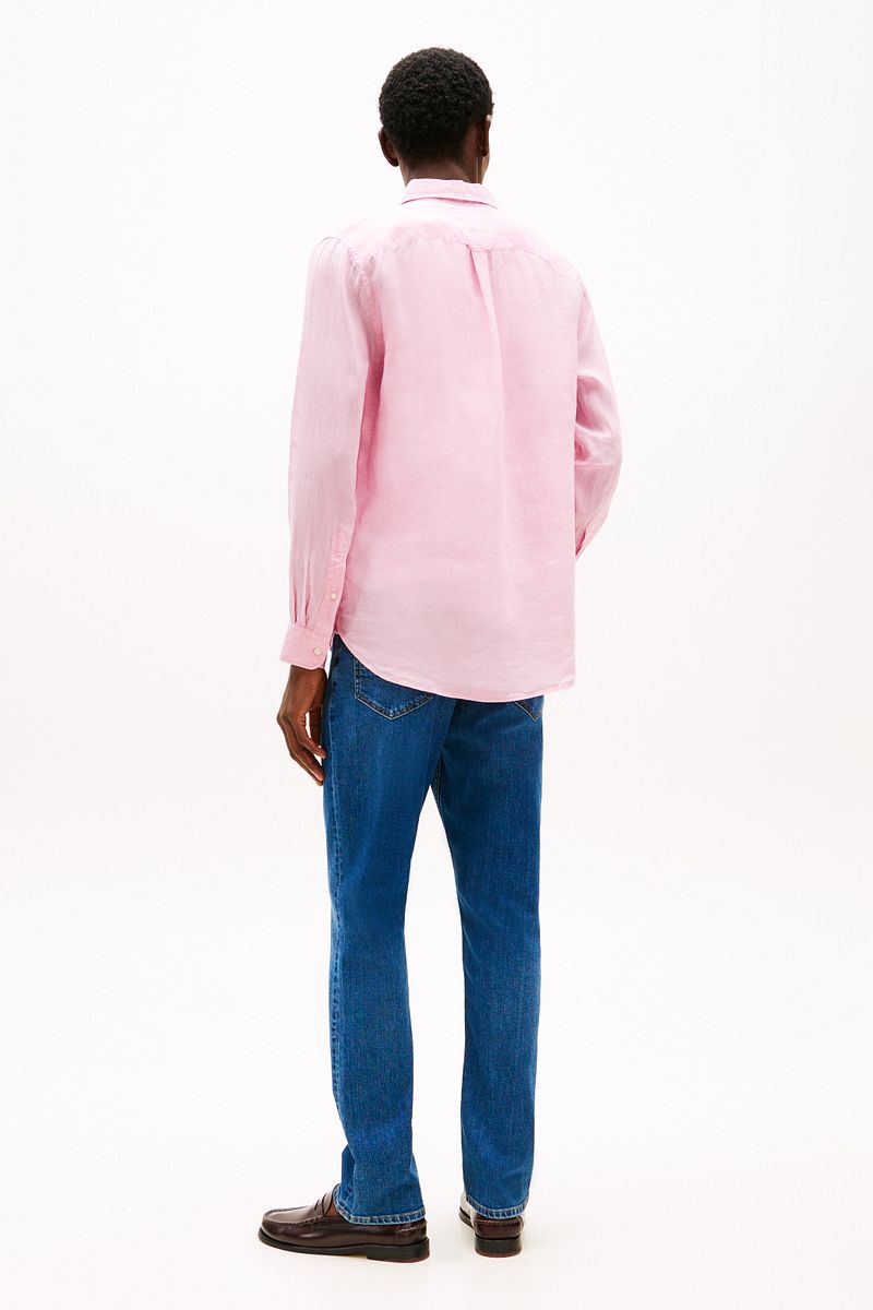 Tommy Hilfiger Overhemd Linnen Roze