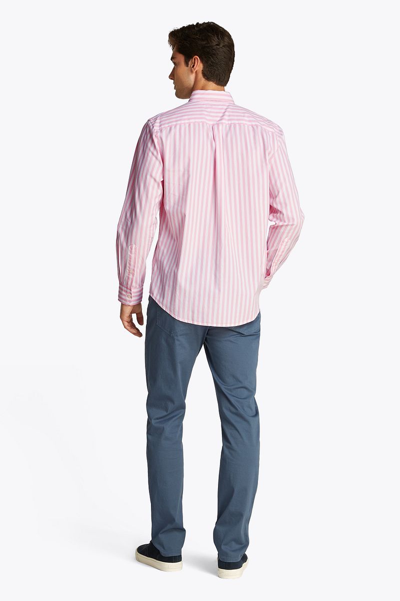 Tommy Hilfiger Poplin Overhemd Streep Roze