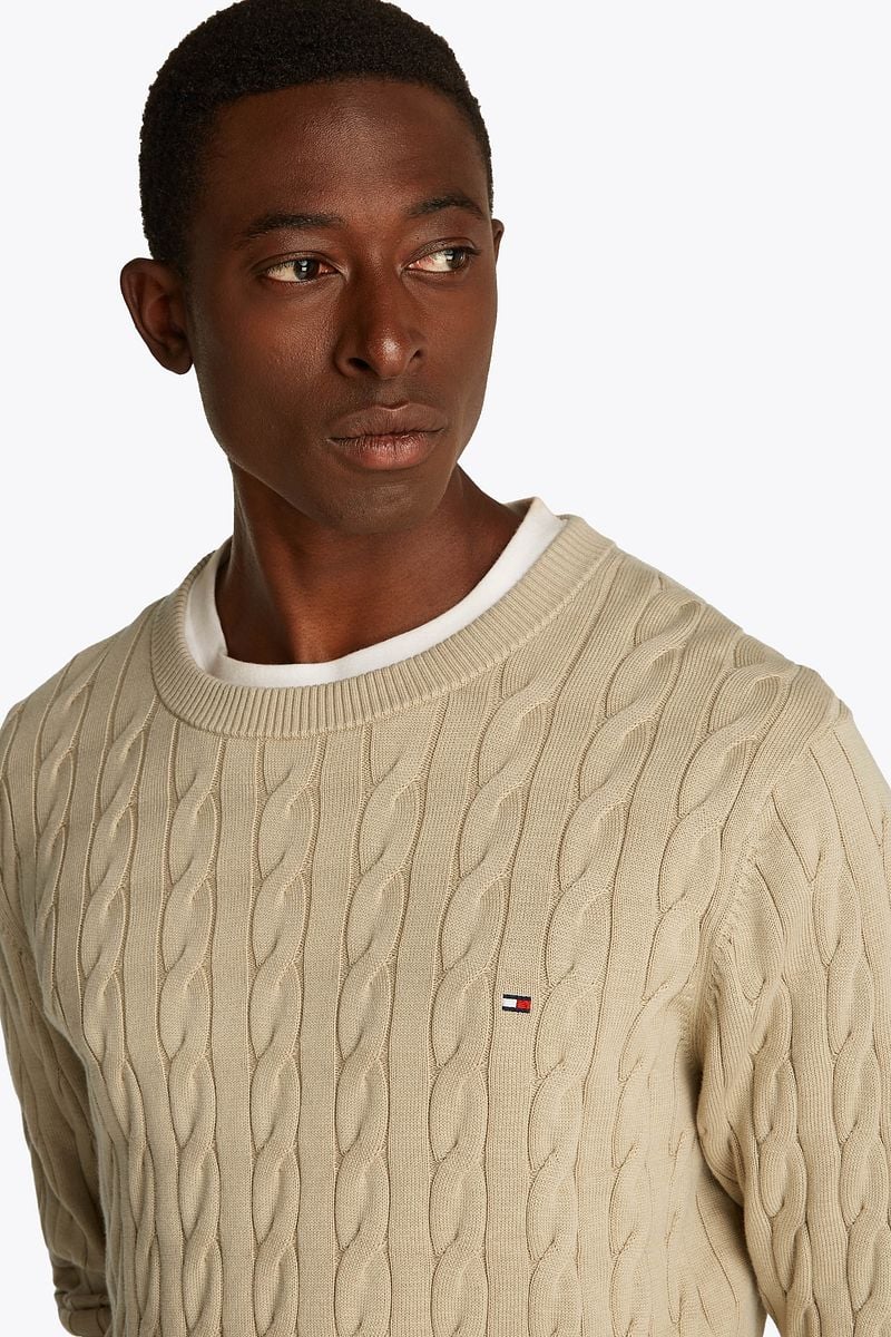 Tommy Hilfiger Pullover Cable Beige