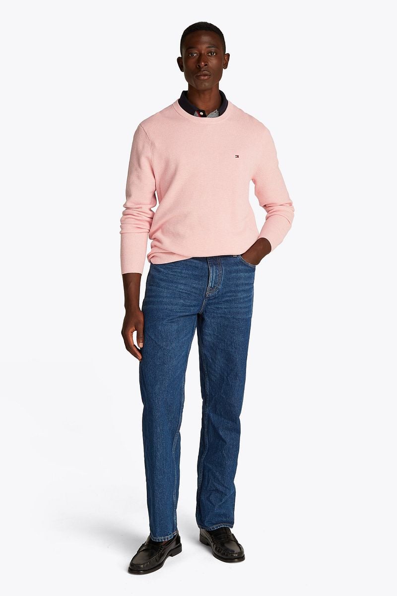 Tommy Hilfiger Structure Pullover Rosa - Größe S günstig online kaufen