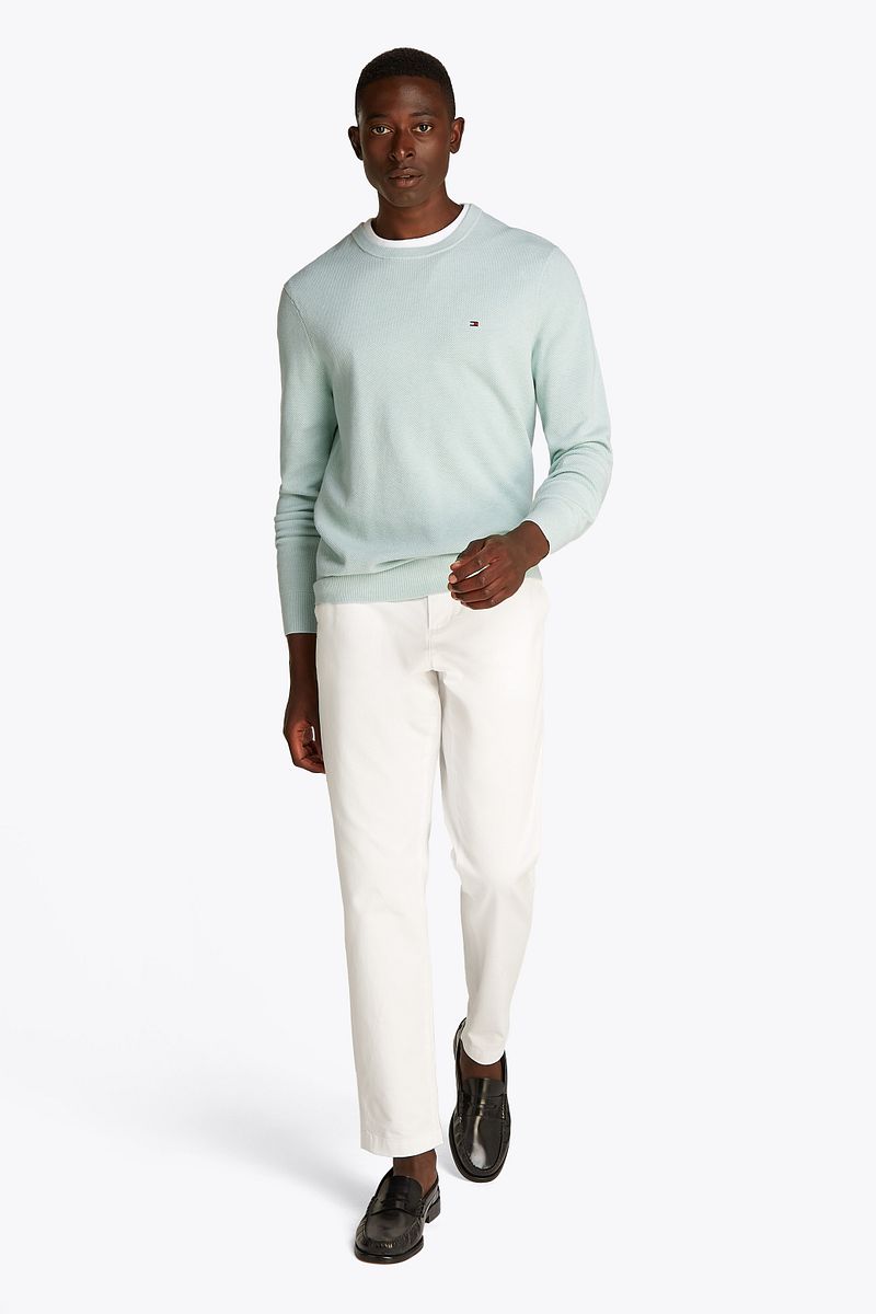 Tommy Hilfiger Structure Trui Mintgroen