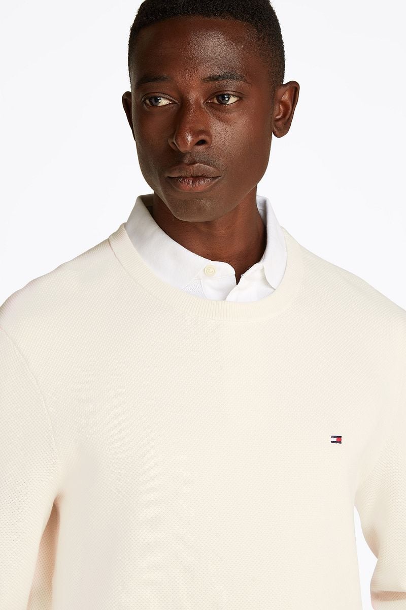 Tommy Hilfiger Structure Trui Off White