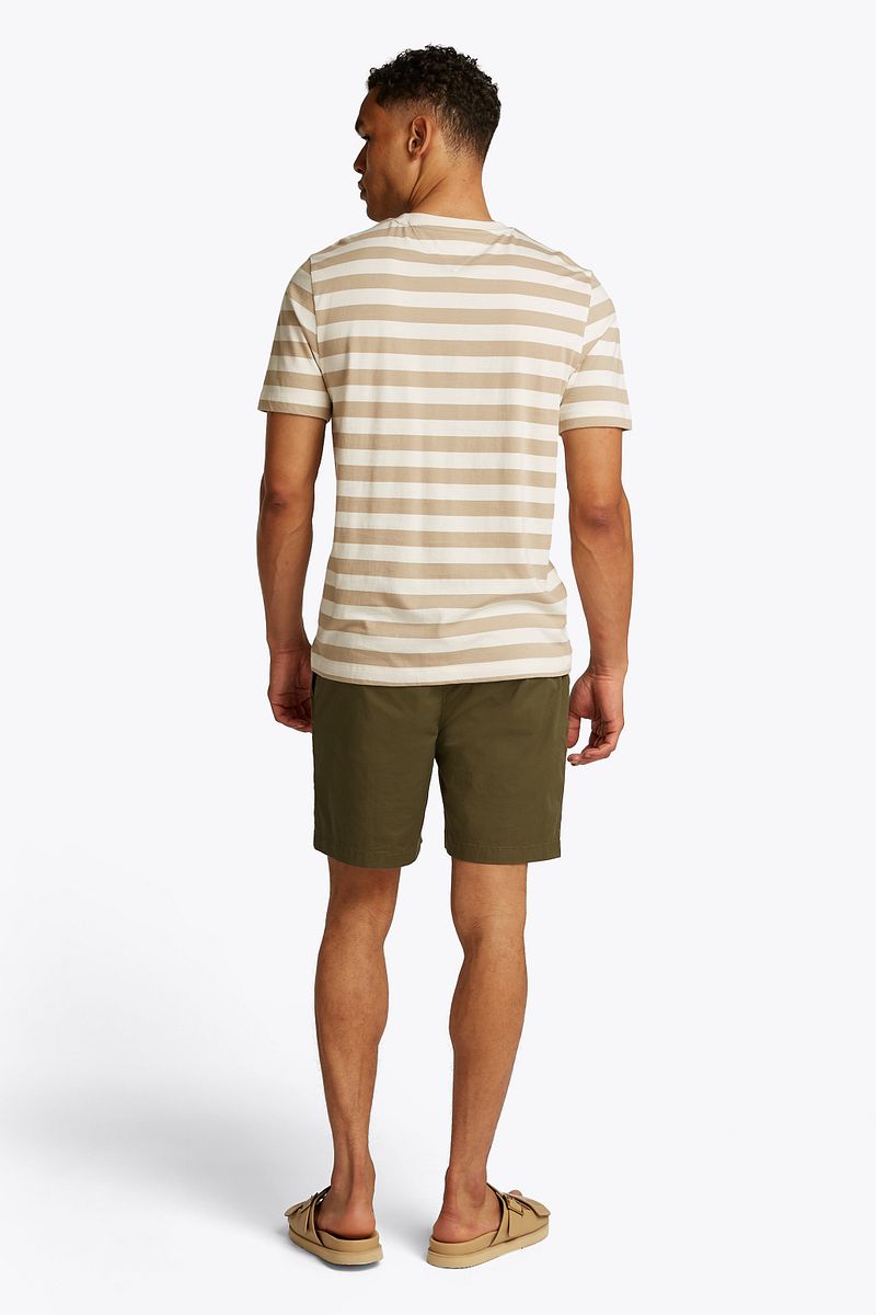 Tommy Hilfiger T-shirt Streep Beige
