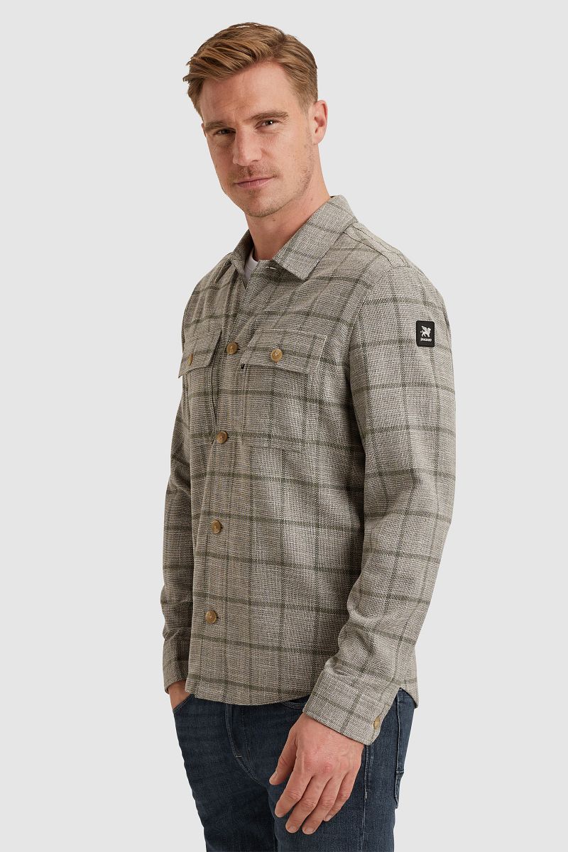 Vanguard Overshirt Ruiten Taupe