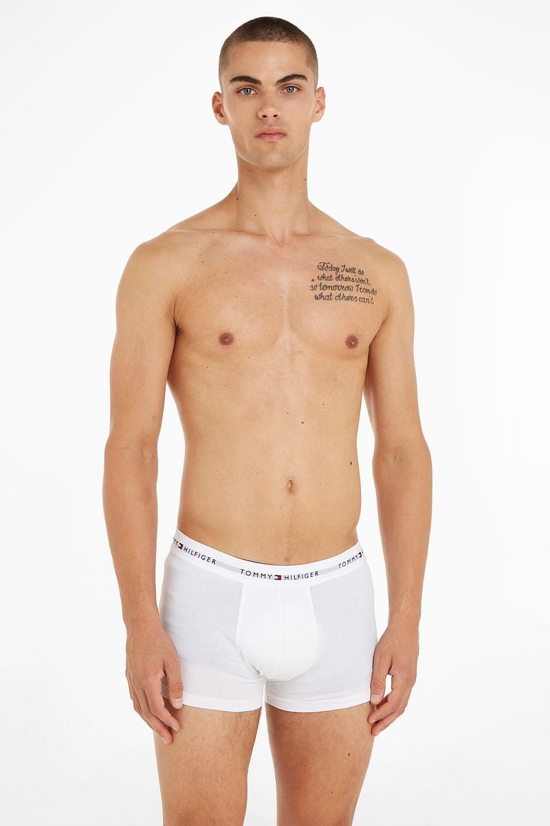 Tommy Hilfiger Boxer Trunk 3-Pack Black/White/Grey - Größe XXL günstig online kaufen