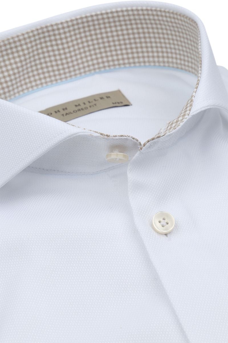 John Miller Hemd Contrast Weiß - Größe 41 günstig online kaufen