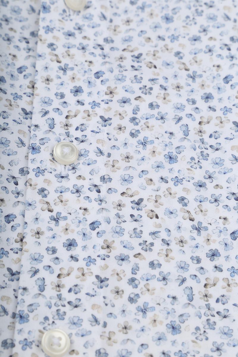 OLYMP Luxor Hemd Flower Blau - Größe 42 günstig online kaufen