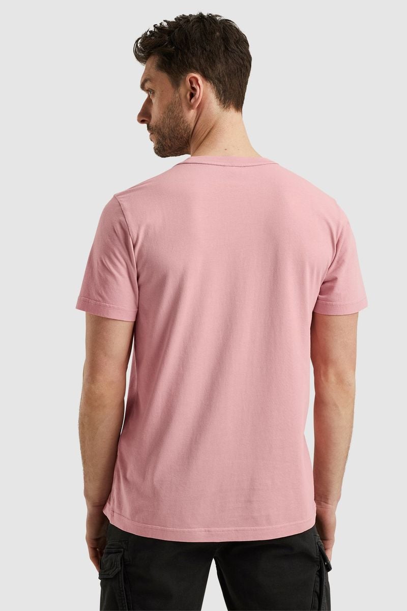 PME Legend Single Jersey T-Shirt Print Roze