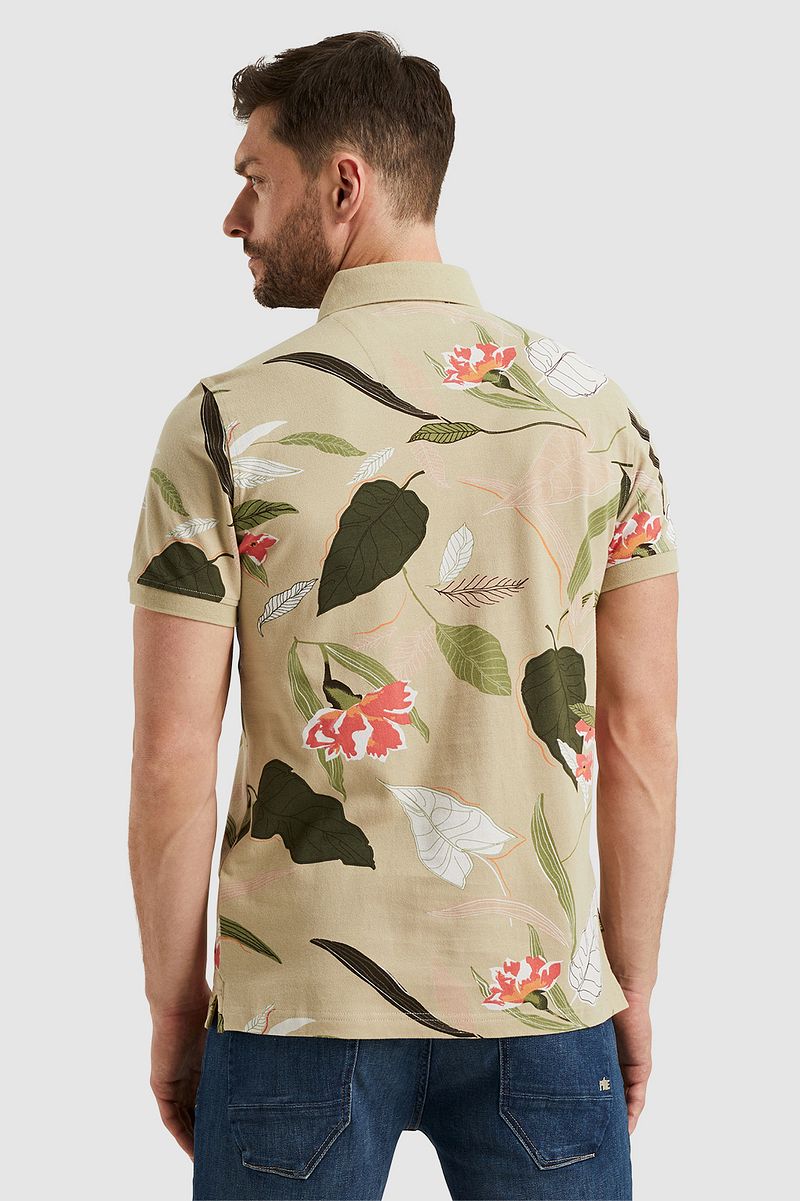 PME Legend Polo Print Beige