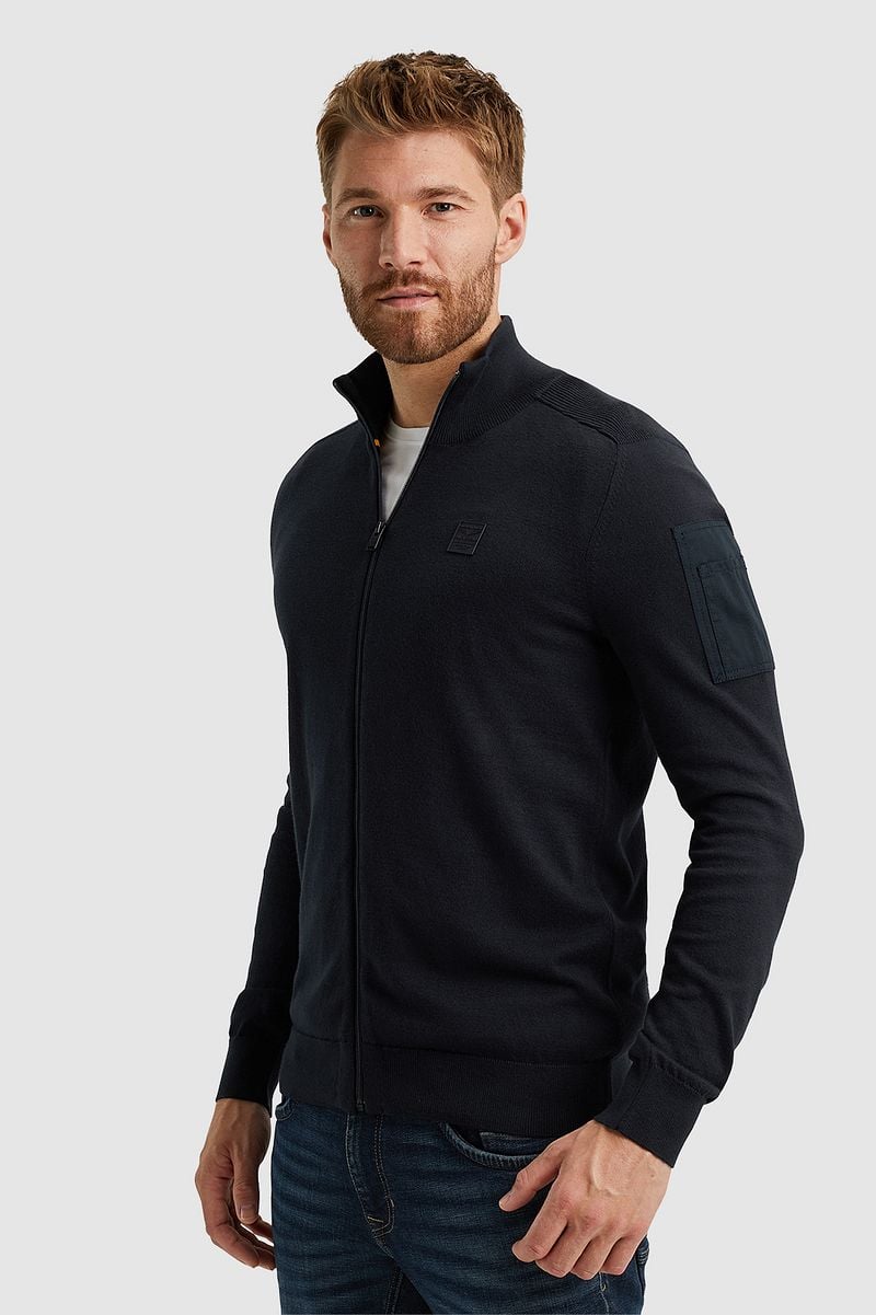 PME Legend Buckley Strickjacke Navy - Größe XXL günstig online kaufen