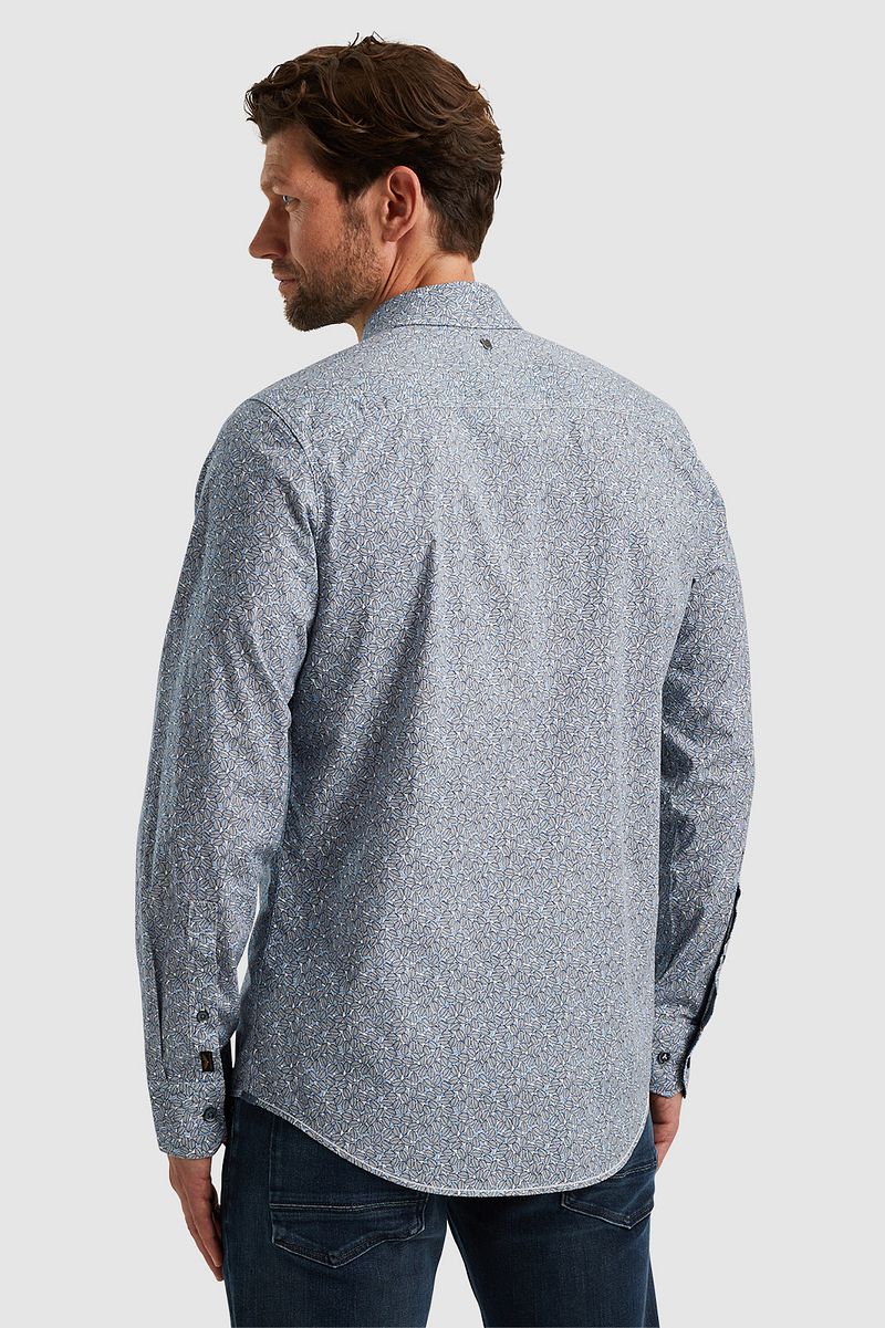 PME Legend Overhemd Print Blauw