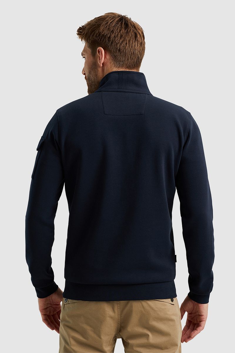 PME Legend Half Zip Trui Interlock Navy