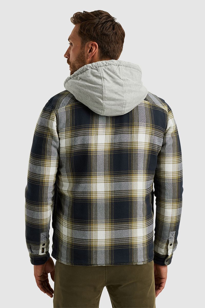 PME Legend Overshirt Ruiten Blauw Groen