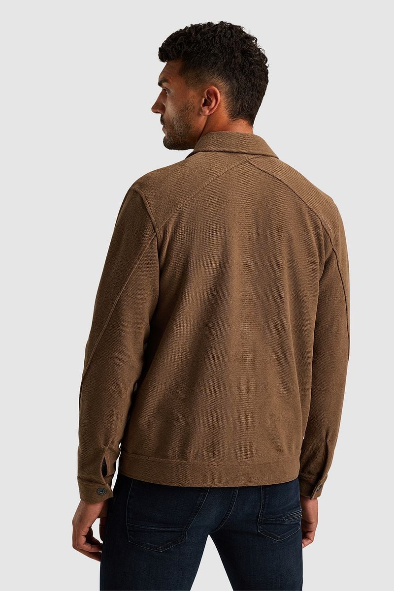 Cast Iron Overshirt Twill Jersey Bruin