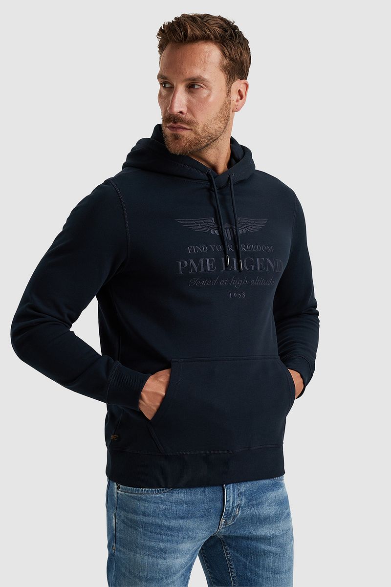 PME Legend Hoodie Soft Teddy Navy