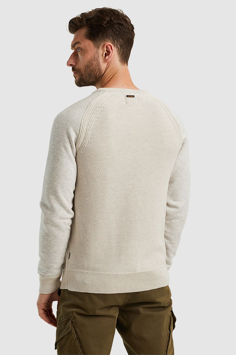 PME Legend Trui Knit Sweat Ecru