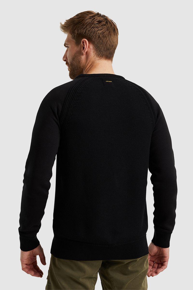 PME Legend Trui Knit Sweat Zwart