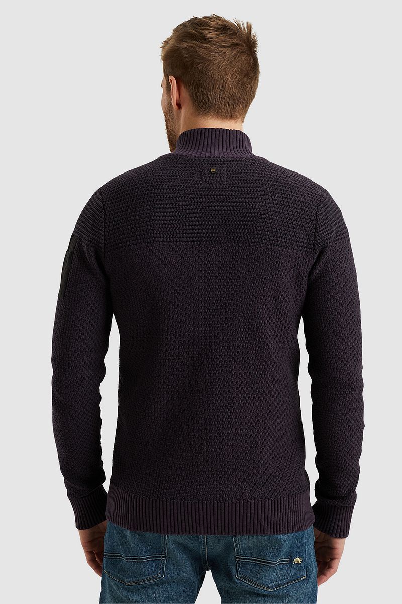 PME Legend Vest Knitted Structure Paars