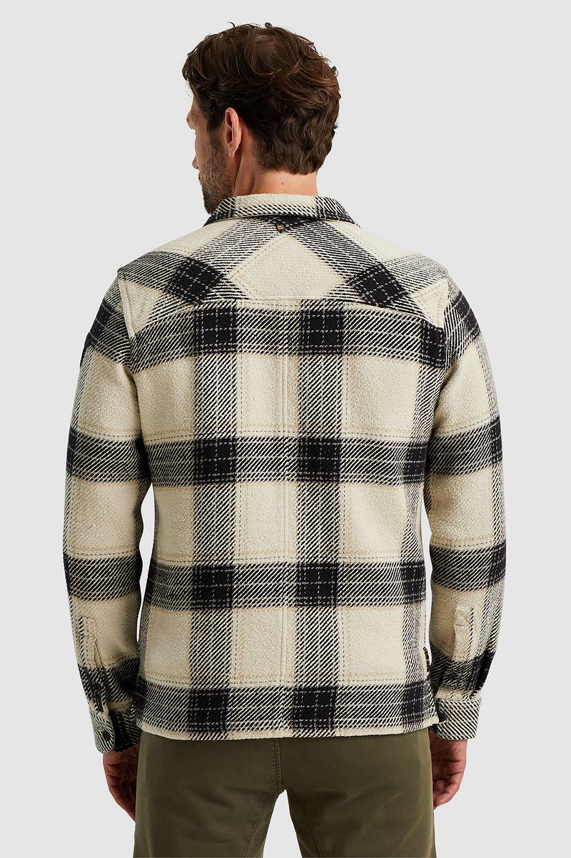 PME Legend Overshirt Heavy Yarn Ruiten Ecru
