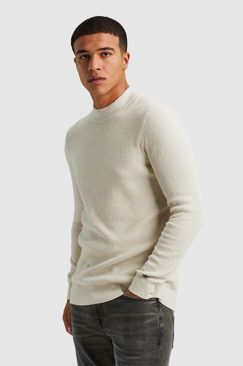 Cast Iron Pullover Fine Bouclé Ecru - Größe S günstig online kaufen