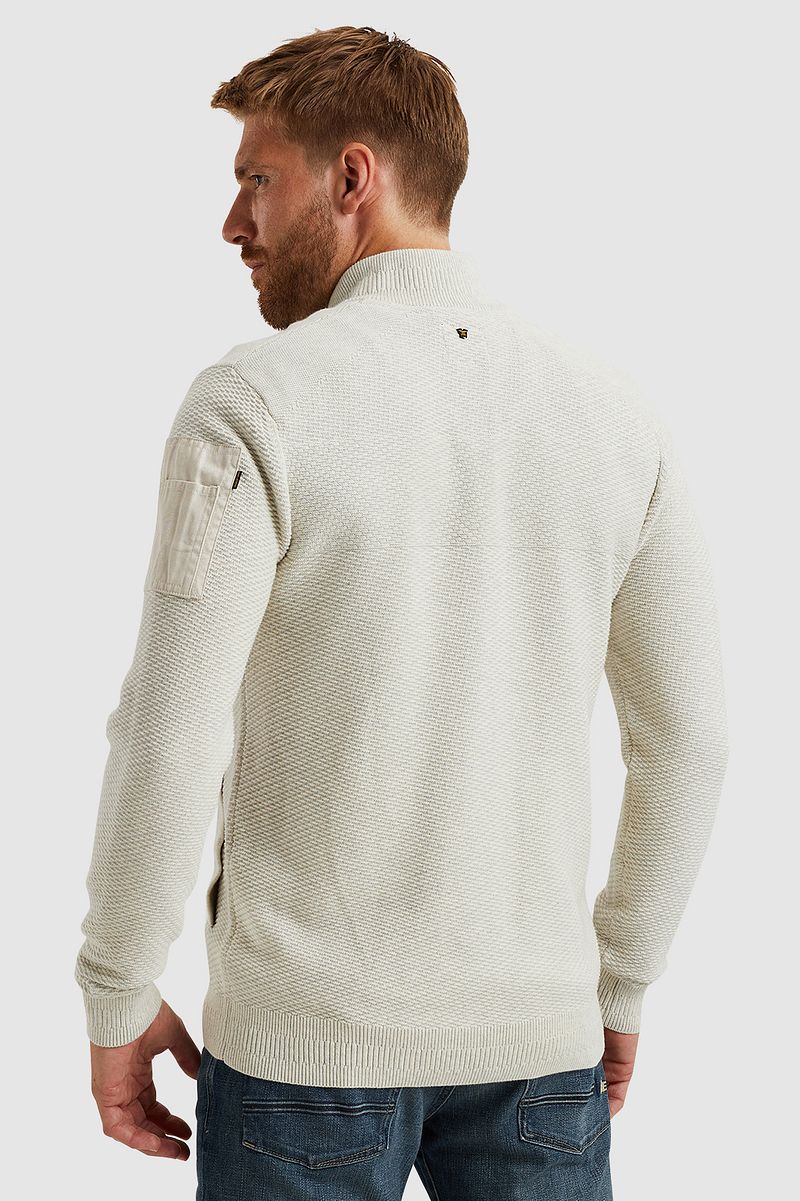 PME Legend Vest Cargo Knitted Ecru
