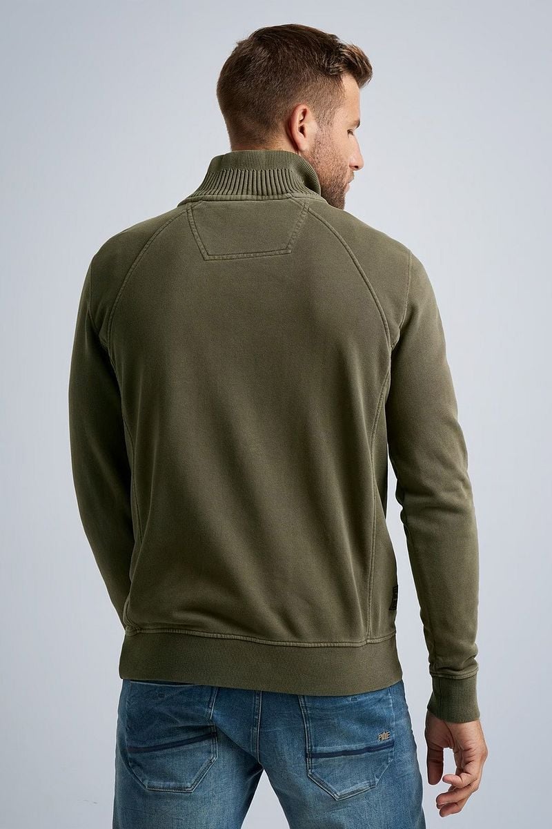 PME Legend Terry Pullover Dunkelgrün - Größe L günstig online kaufen