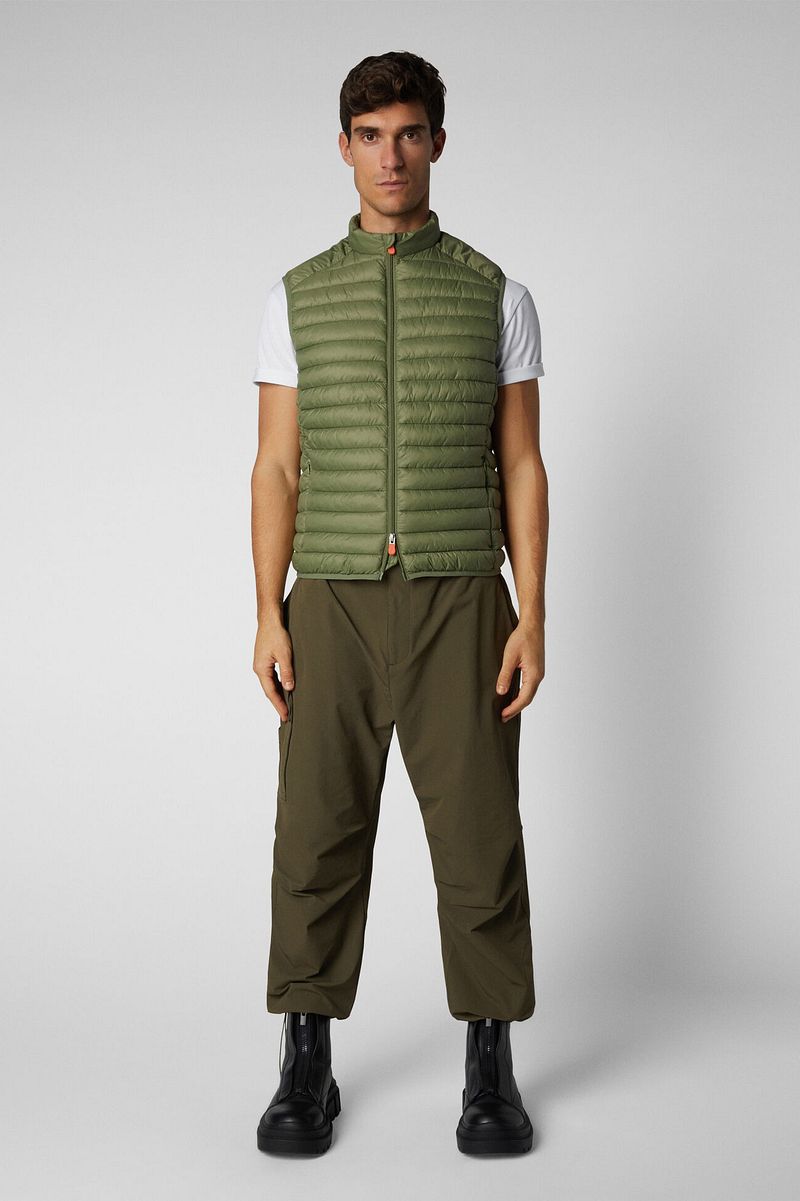 Save The Duck Bodywarmer Adam Oliv Grün - Größe L günstig online kaufen