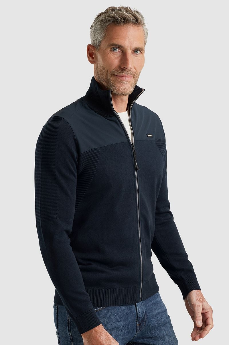 Vanguard Strickjacke Modal Navy - Größe M günstig online kaufen