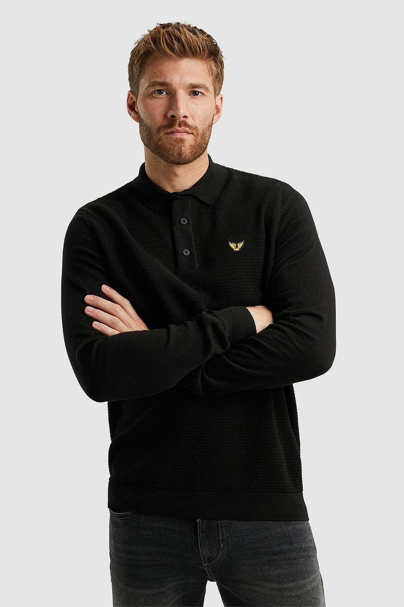 PME LEGEND Langarm-Poloshirt - Long Sleeve Polo Cotton - Stilvolles Langarm günstig online kaufen