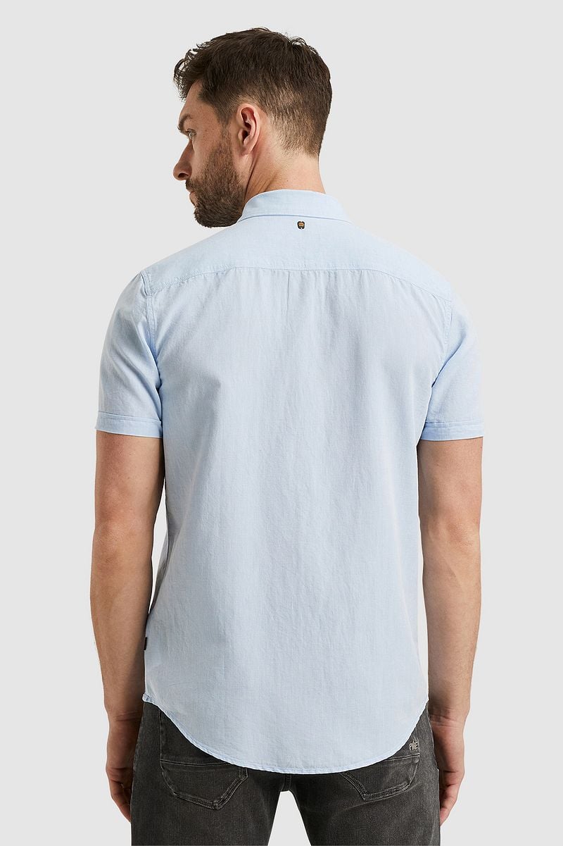 PME Legend Short Sleeve Hemd Leinen Blau - Größe XL günstig online kaufen