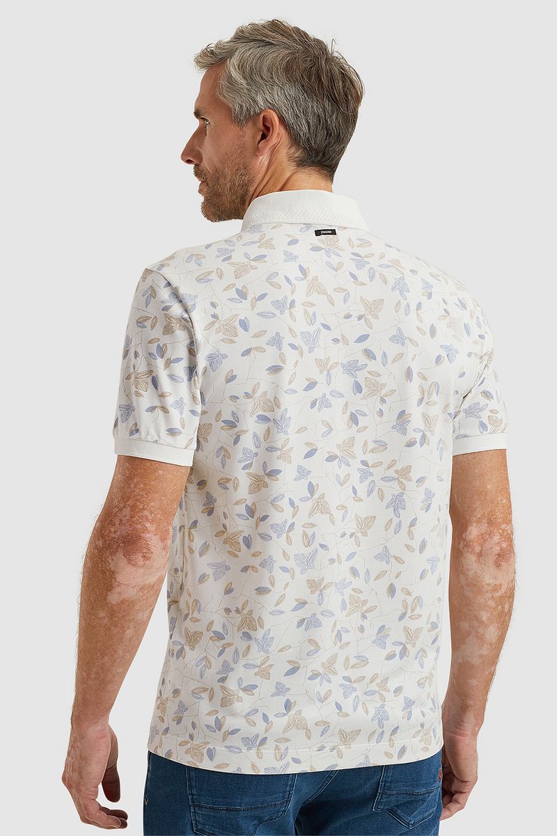 Vanguard Poloshirt Piqué Print Wit