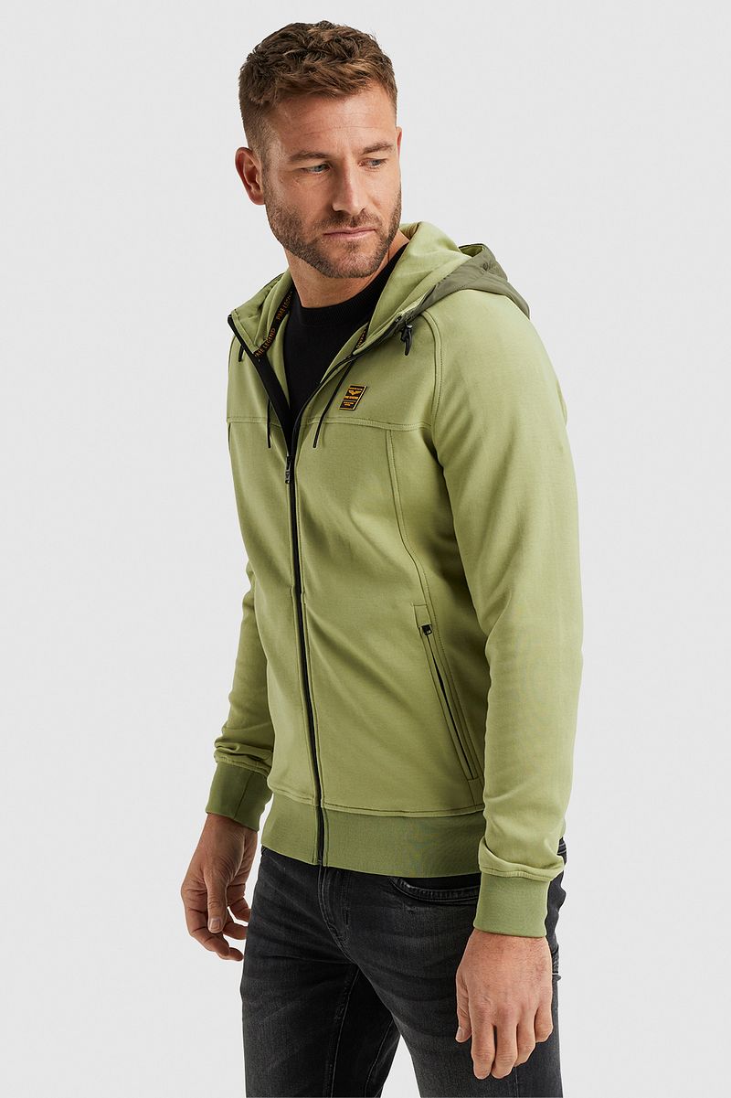 PME Legend Strickjacke Interlock Grün - Größe 3XL günstig online kaufen