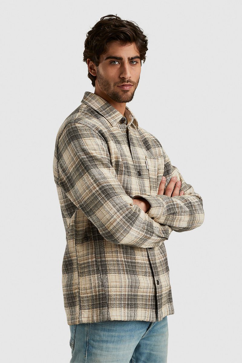 Cast Iron Overshirt Karos Grün - Größe M günstig online kaufen