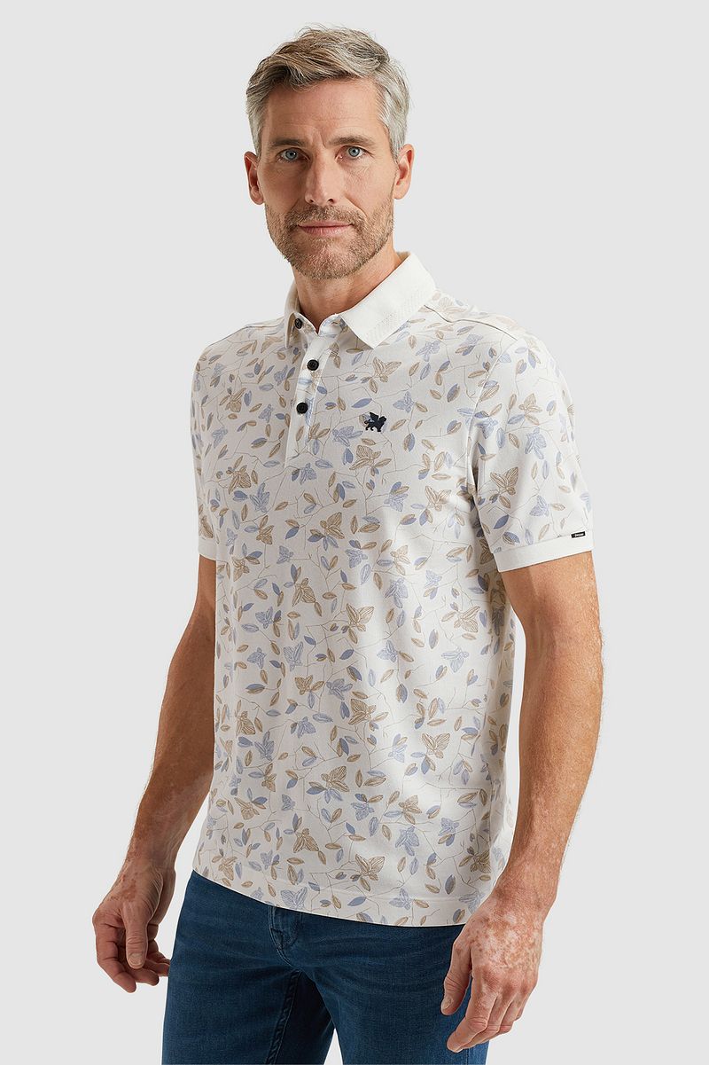 Vanguard Poloshirt Piqué Print Wit