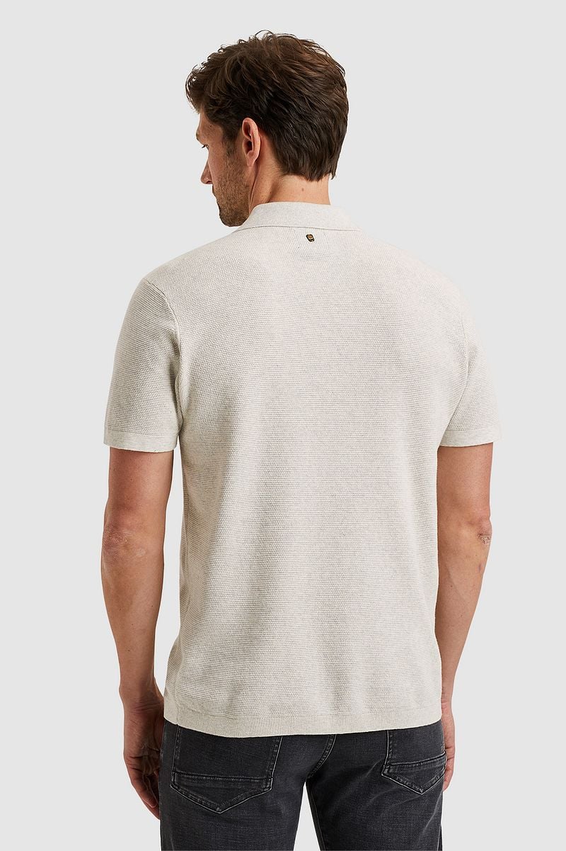 PME Legend Poloshirt Knitted Ecru
