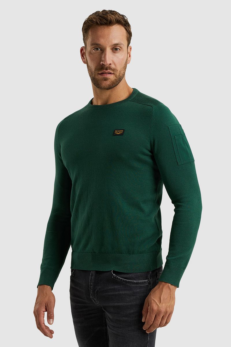 PME Legend Sweater American Classic Cargo Dunkelgrün - Größe 3XL günstig online kaufen