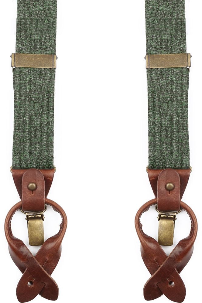 Sir Redman Luxe Bretels Essential Donkergroen