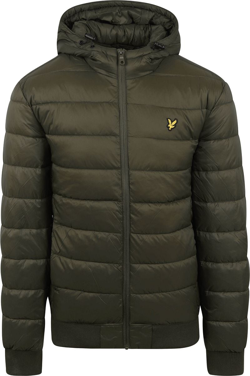 Lyle & Scott Baffle Jacke Dunkelgrün - Größe XL günstig online kaufen