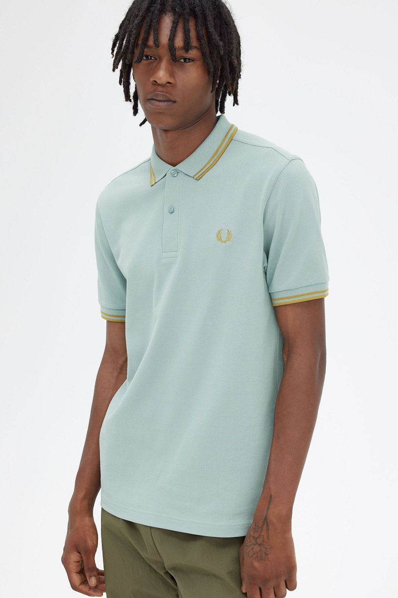 Fred Perry Polo M3600 Lichtblauw V27