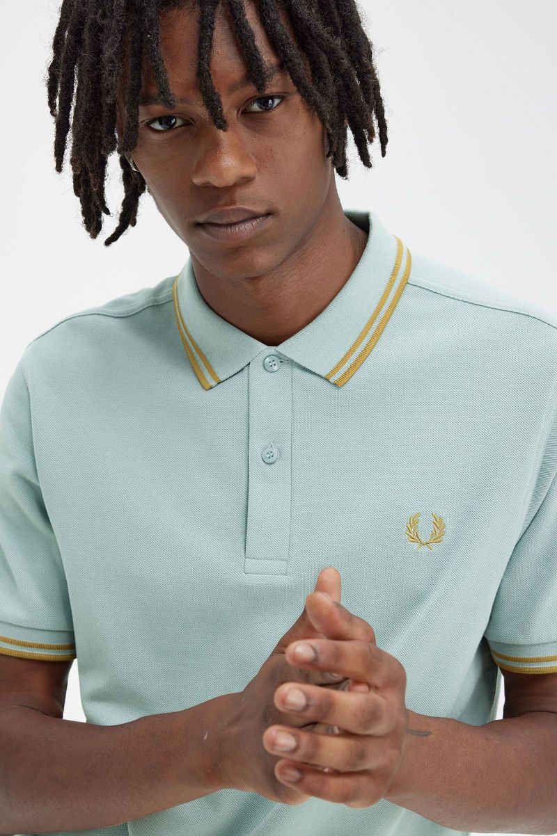 Fred Perry Polo M3600 Lichtblauw V27