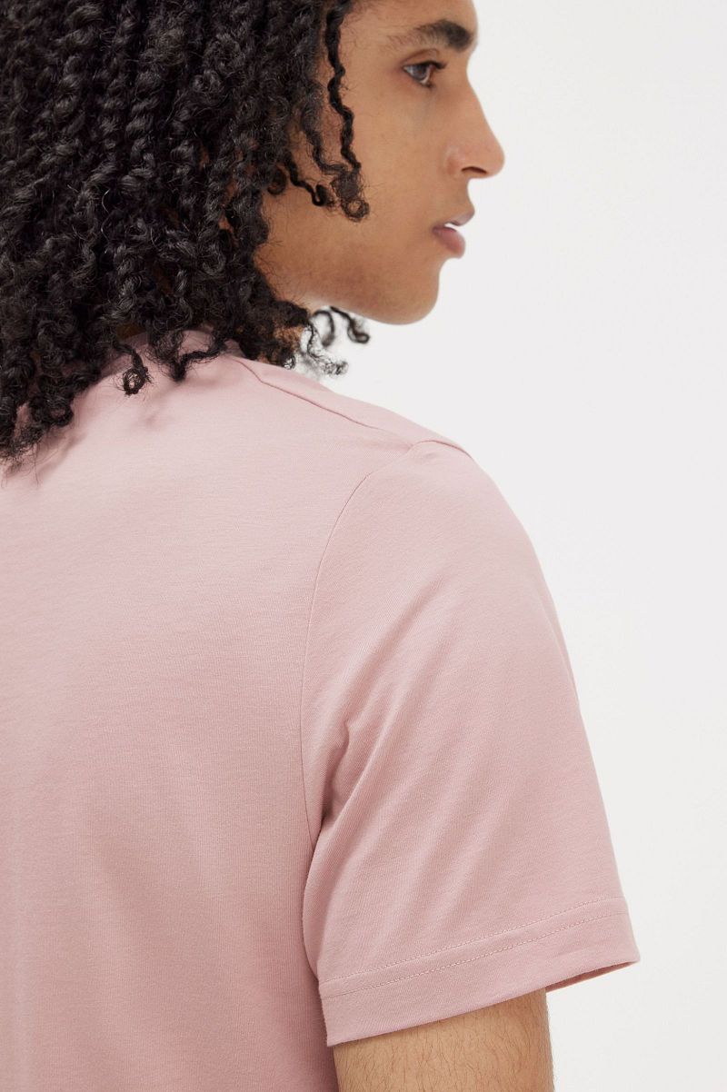 Fred Perry T-Shirt Oud Roze