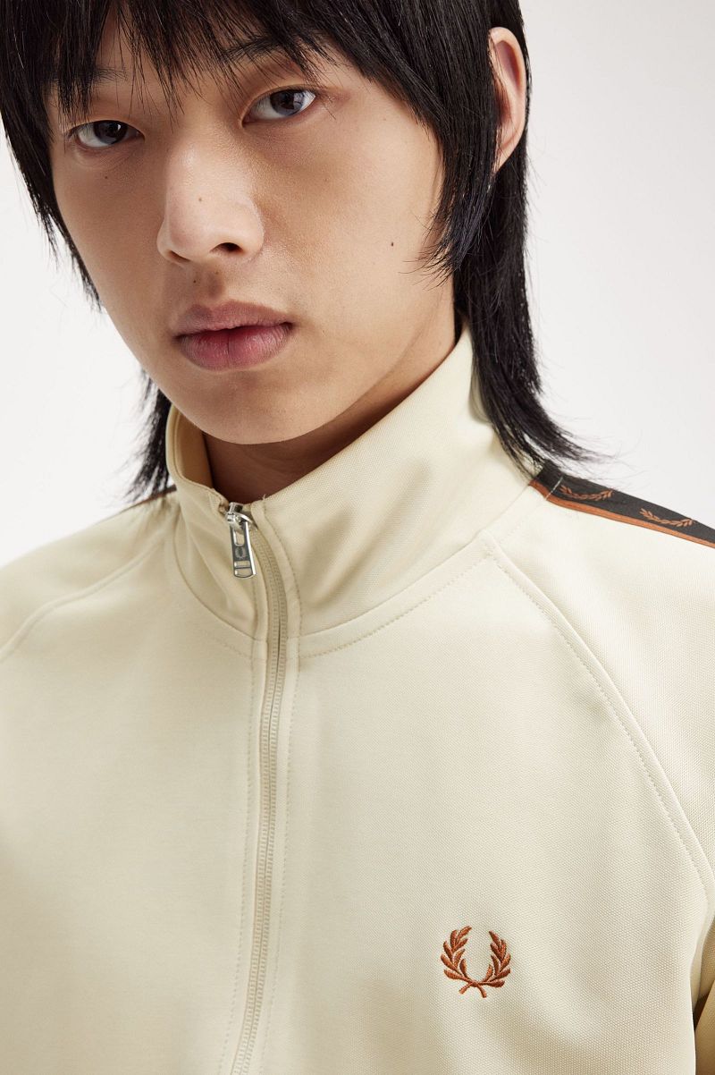 Fred Perry Jack Contrast Tape Ecru