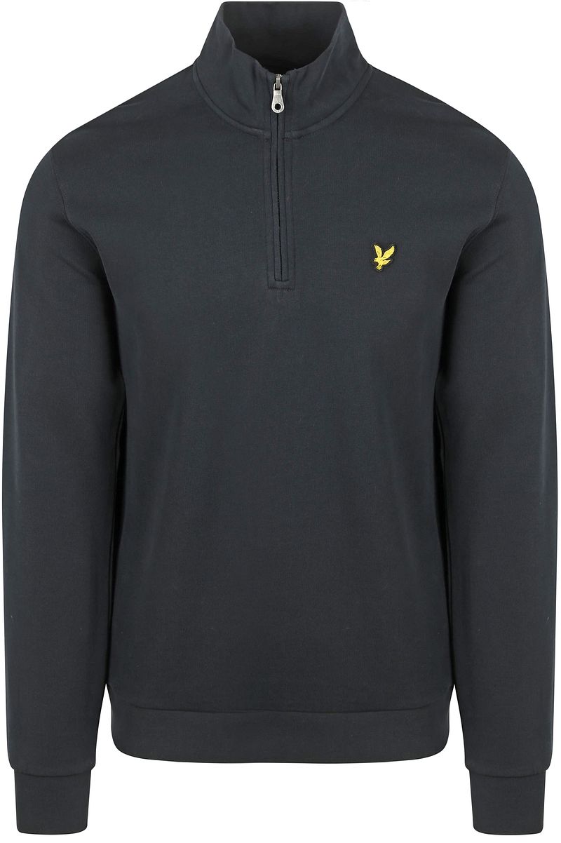 Lyle & Scott Sweat Half Zip Pull Navy - Größe S günstig online kaufen