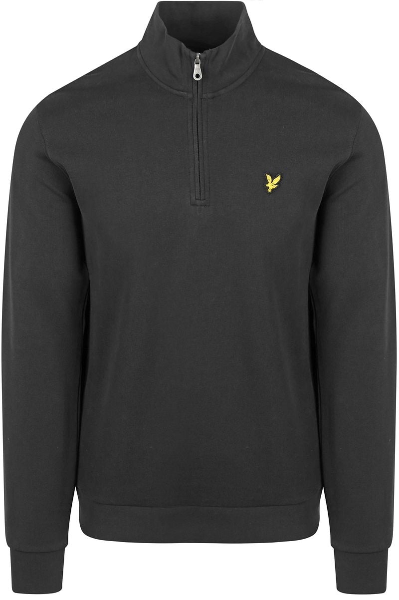 Lyle and Scott Lyle & Scott Sweat Half Zip Zwart